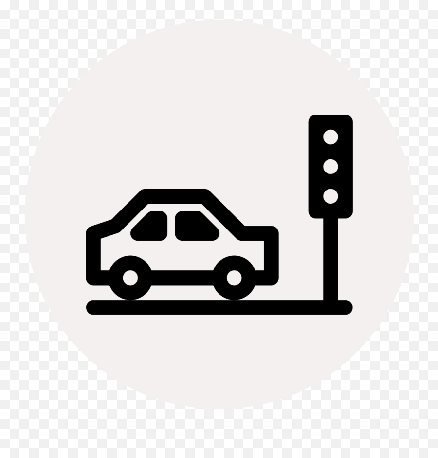 Icons For Legal Help A Better Internet - Car With Traffic Ligt Clipart Black And White Png,Accident Icon