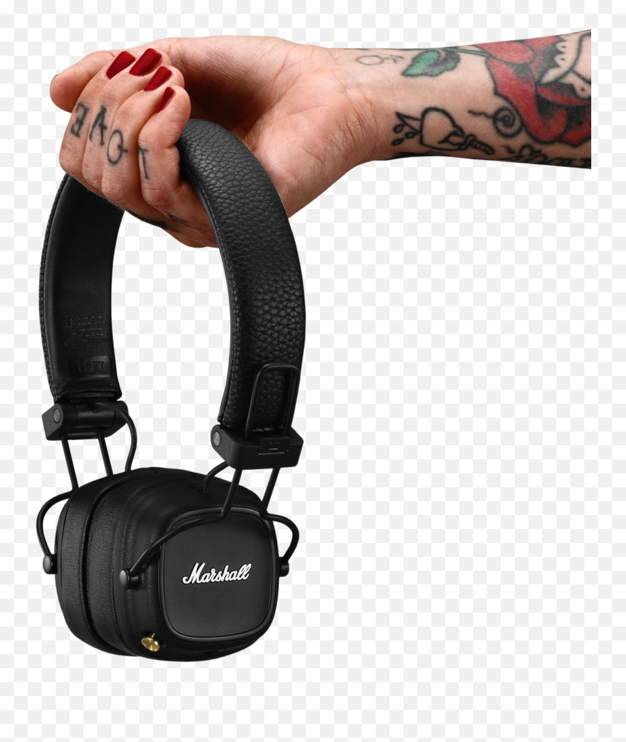 Buy Major Iv Wireless Bluetooth Headphones Marshall - Marshall Major Iv Black Wrls Headphone Png,Always Keep Bluetooth Icon In Start Bar