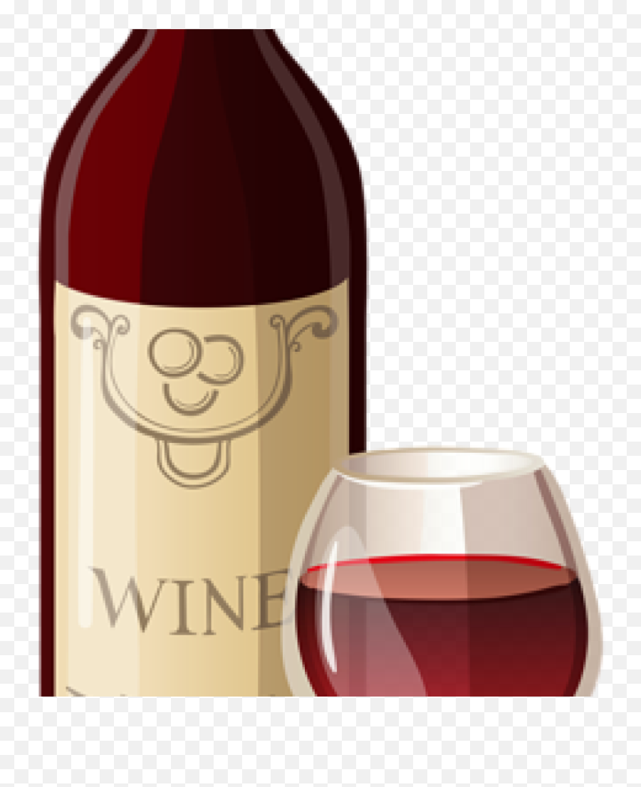Wine Clip Art Bottle And Glass - Red Wine Bottle Png,Wine Clipart Png
