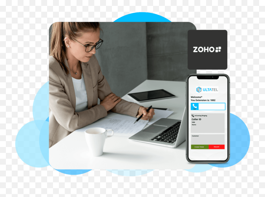 Zoho Integration - Ultatel Diferencias Entre Asistencia Remota Y Escritorio Remoto Png,Zoho Crm Icon