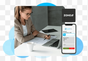 Zoho Integration - Ultatel Diferencias Entre Asistencia Remota Y Escritorio Remoto Png,Zoho Crm Icon