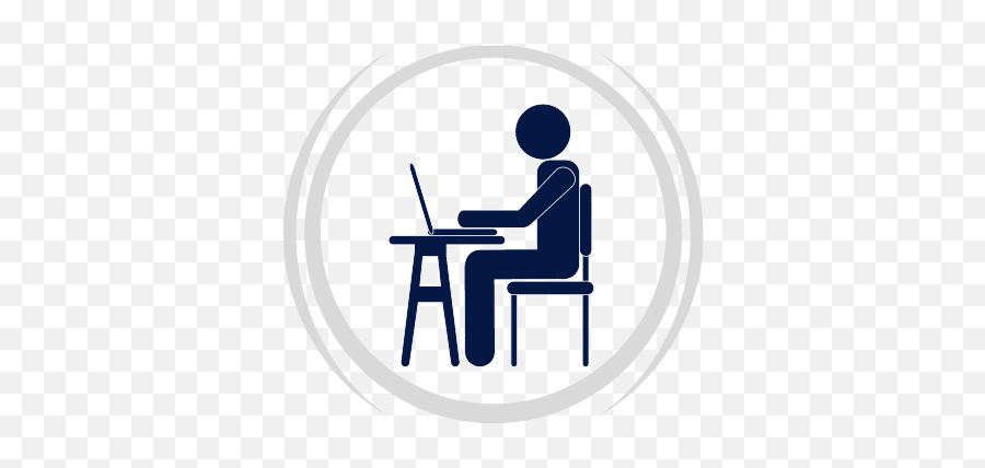 Video Tutorials Campus Technology Navigation Online - Man Sitting With Lap Icon Png,Office Worker Icon