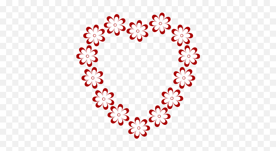 Heart Border Clip Art - Heart Shaped Flower Borders Full Your My Best Friend Lyrics Nelson Del Castillo Png,Heart Border Png