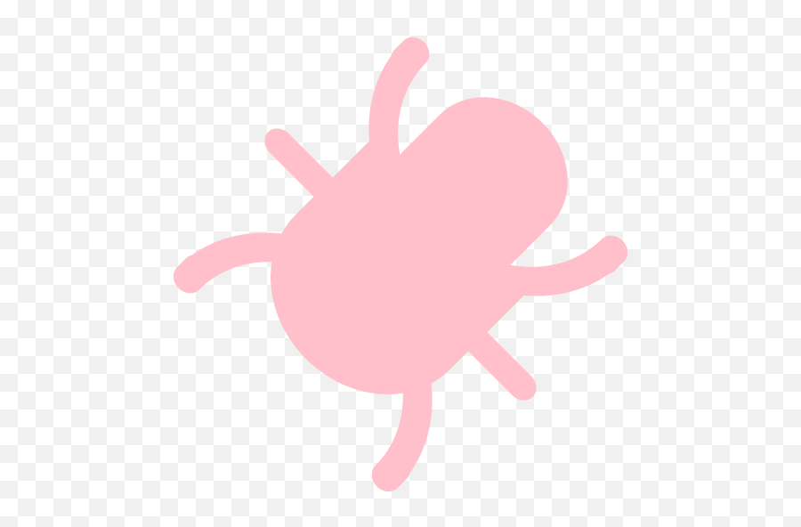 Pink Bug 2 Icon - Free Pink Bug Icons Png Bug Icon White,Bug Icon Free