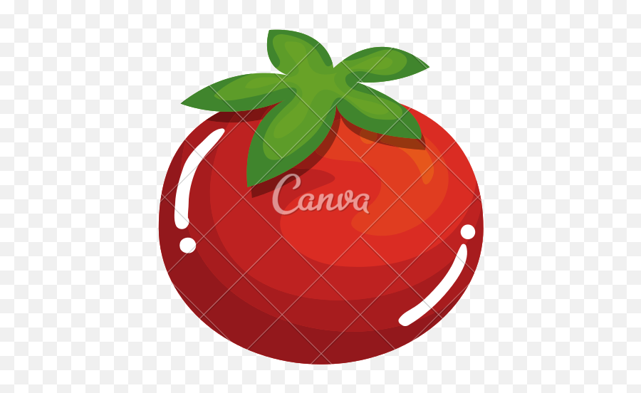 Download Hd Tomato Fresh Vegetable Icon - Use Canva Like A Fresh Png,Veggie Icon