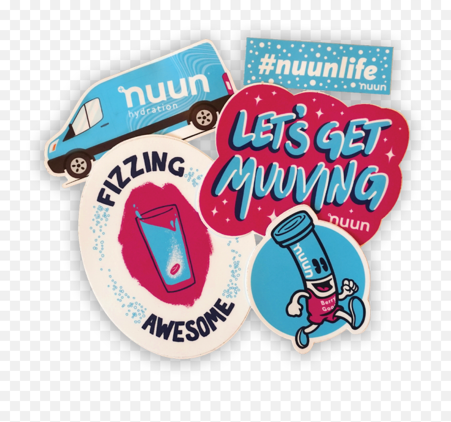 Nuun Stickers - Sticker Png,Icon Alliance Cherry Pop Helmet