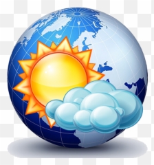 Updated Weather Forecast Pc Android App Mod - Logo Globe Hd png