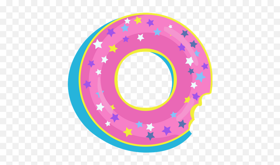 Donut Icon - Download In Colored Outline Style Png,Donut Icon Png