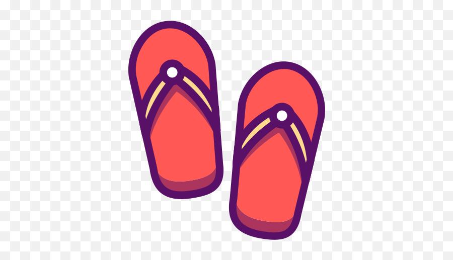 Shoes Flip Flops Free Icon Of Summer - Ikon Sandal Png,Flip Flops Png