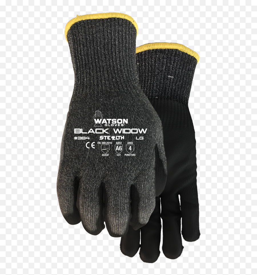 384 Stealth Black Widow - Watson Gloves Hand Png,Black Widow Png