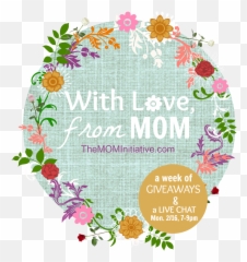 I Love Mom Png - Floral Design,Mom Png
