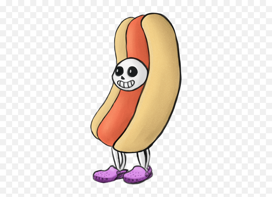 Smoke The Trombone - Sans The Hot Dog 400x614 Png Sans With Hot Dog,Sans Png