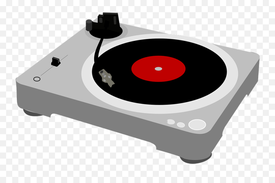 Records Turntable Transparent Png - Transparent Dj Turntable Clipart,Turntables Png