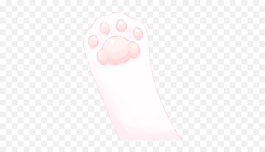 Cute Cat Paw Pastel Kawaii Fluffy Kitty - Kawaii Cute Kawaii Cat Paw Png,Cat Paw Png