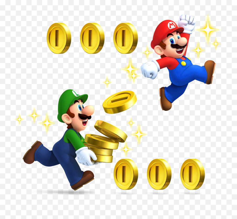 The - Mario And Luigi Coins Png,Mario Coin Png