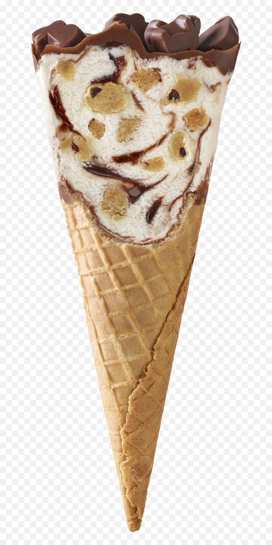 New Blue Bunny Ice Cream Cones Are Loaded With Cookie Dough - Blue Bunny Ice Cream Cone Png,Ice Cream Cone Transparent