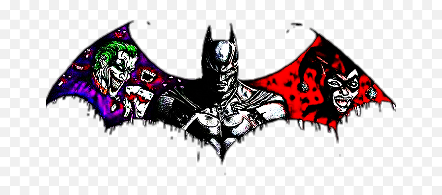 Superheroes Batman Joker Harleyquinn - Joker And Batman Poster Drawings Png,Batman Joker Logo