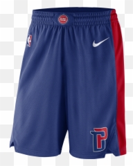 Detroit Pistons Menu0027s Nike Swingman Short - Detroit Pistons Nike Shorts Png,Pistons Logo Png