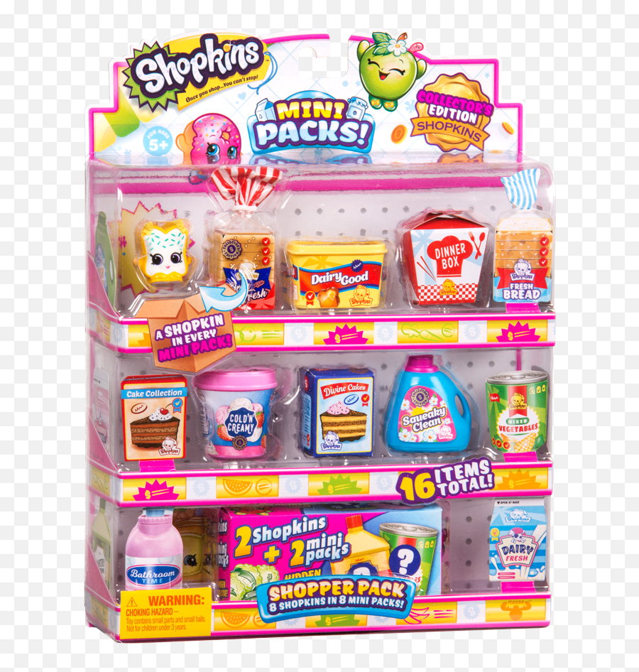 Shopkinsworld - Shopkins Toys Mini Packs Shopper Pack Shopkins Shopper Pack Png,Shopkins Logo Png