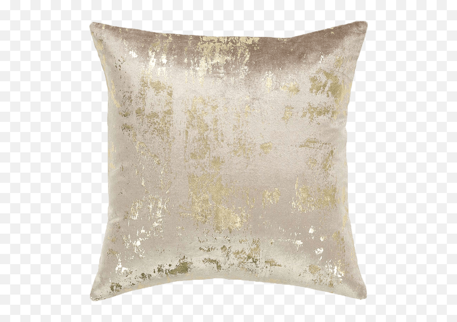 Gold Foil Velvet Pillow - Cushion Png,Gold Foil Png