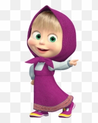 Download And The Masha Bear Transparent Free Hd Image - Masha And The Bear Masha Png,Bear Transparent