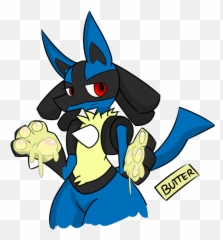 Lucarios Cute Paws And Butter 3 By - Lucario Butter Paws Png,Lucario Png