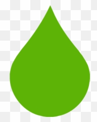 Green Water Drop Png 1 Image - Water Drop Clipart