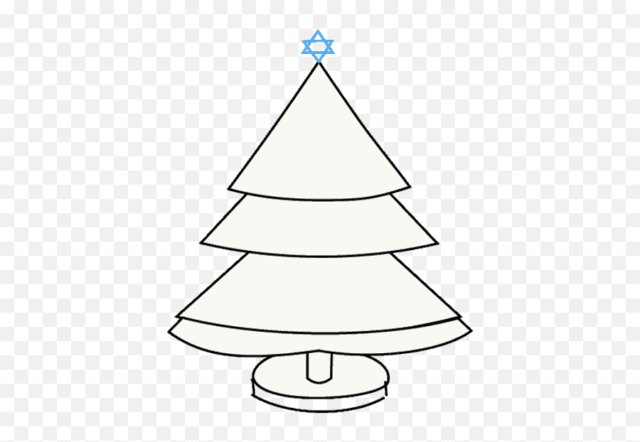 Download How To Draw Christmas Tree - Christmas Tree Full Christmas Tree Png,White Christmas Tree Png