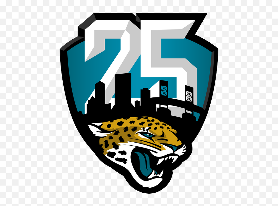 Jaguars Unveil New Logo To Celebrate - Jacksonville Jaguars 25 Logo Png,25th Anniversary Logo