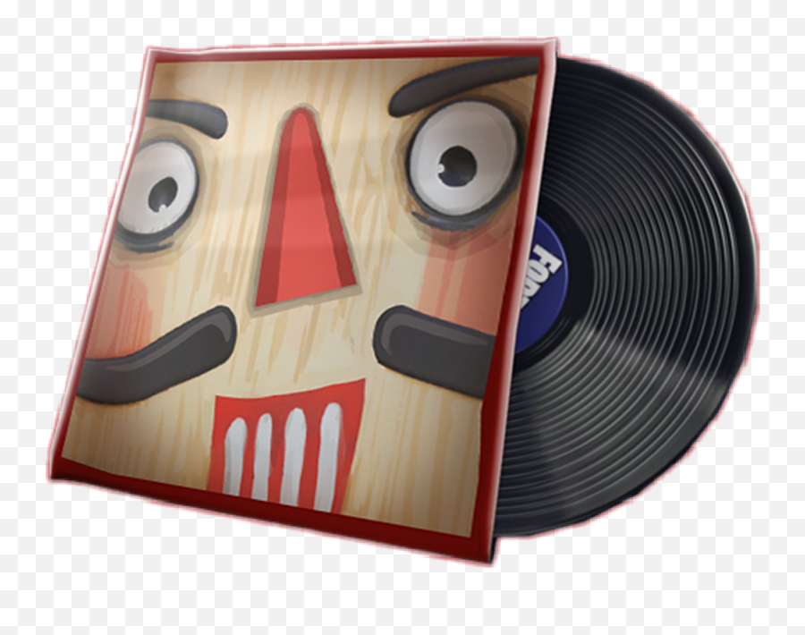 Fortnite Vinyl Disc Music Game Sticker - Fortnite Crackdown Music Pack Png,Fortnite Wood Png
