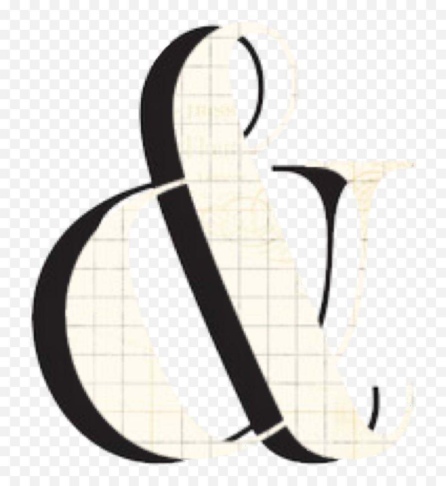 And Type Font Moodboard Ampersand Sticker By Liv - Clip Art Png,Ampersand Transparent Background