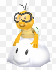 3ds - Streetpass Mii Plaza Lakitu Hat The Models Resource Cartoon Png,Lakitu Png