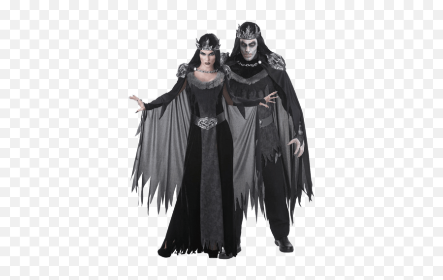 Gothic Couple Png Official Psds - Evil King And Queen Costume,Black Couple Png