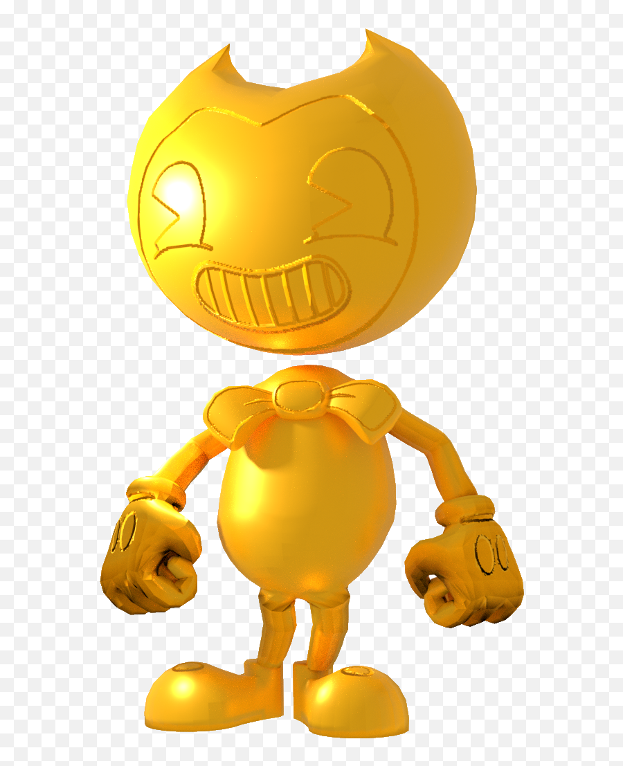 Download Gold Bendy - Bendy And The Ink Machine Gold Bendy Png,Bendy Png