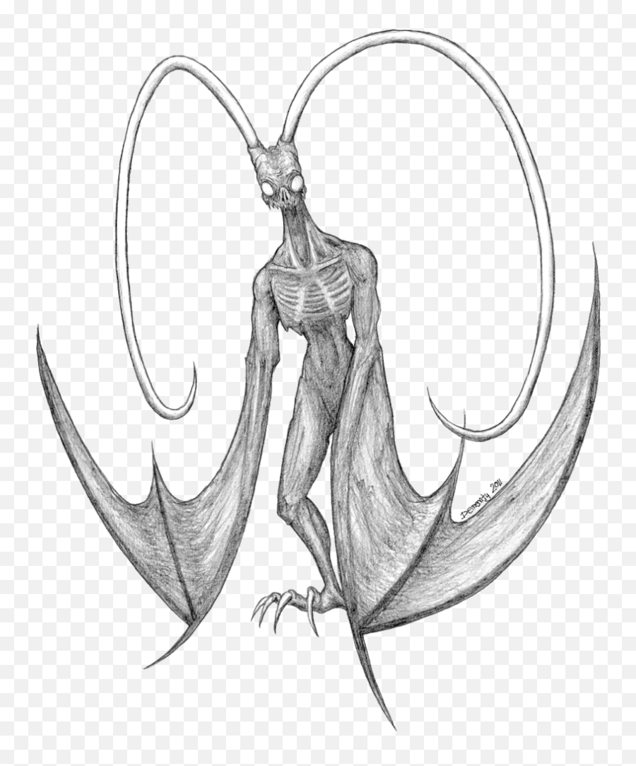 Download Free Png Demonic Drawing Realistic Transparent - Simple Easy Demon Drawings,Demons Png
