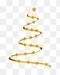 Transparent Png Christmas Lights Gif Images U2013 Free - Gold Tree Clip Art