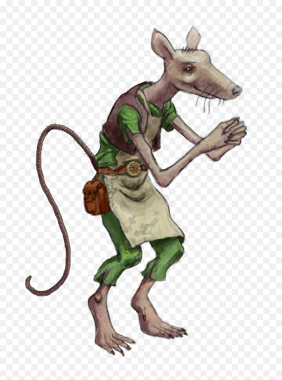 Rat People Opengameartorg - Fantasy Shopkeeper Png,Rat Transparent Background