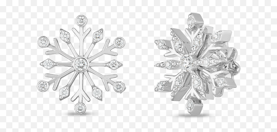 18k W Disney Frozen2 Large Diamond - Decorative Png,Diamond Earrings Png