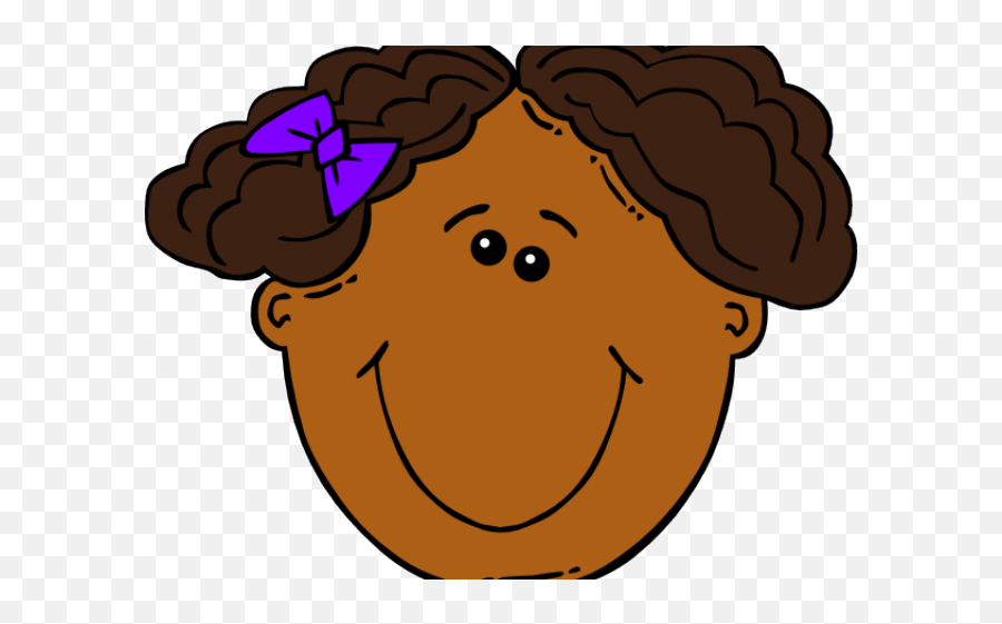 Girl Face Cartoon Clipart - Clipart Girl Face Png,Png Faces