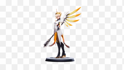 Overwatch Mercy Figure Transparent Cartoon - Jingfm Mercy Overwatch Figure Png,Mercy Overwatch Png