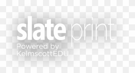 Slate Print Kelmscott Edu - Horizontal Png,Slate Png