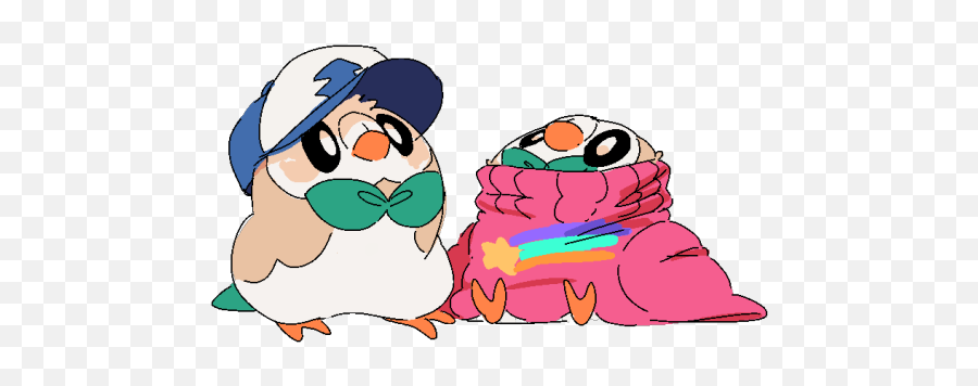 Rowlet - Dipper Y Mabel Cute Pokemon Pokemon Rowlett Pokemon Fictional Character Png,Decidueye Png