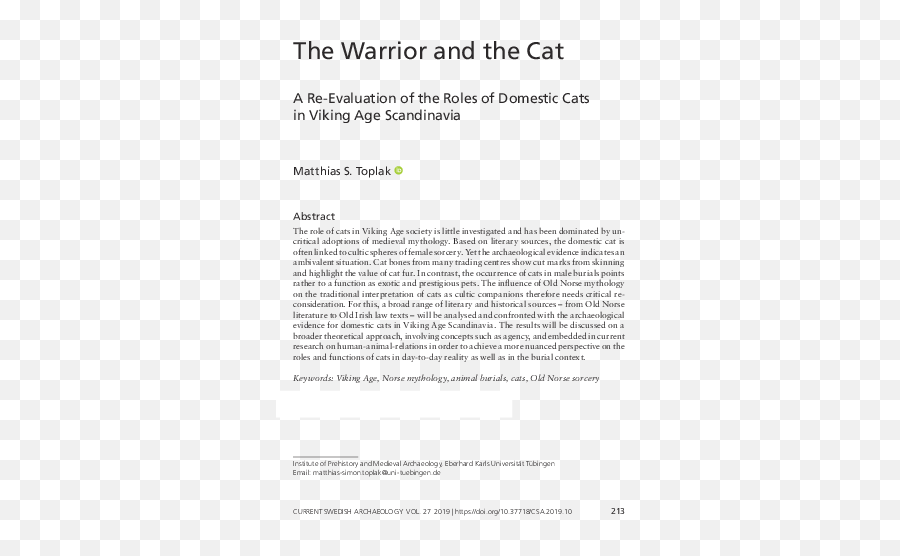 Pdf The Warrior And Cat A Re - Evaluation Of The Roles Of Prepared Speech In Xhosa Png,Warrior Cat Logos