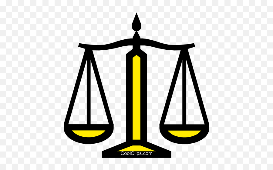 Symbol Of Scales Royalty Free Vector Clip Art Illustration - Legal Advisor Png,Scales Of Justice Logo