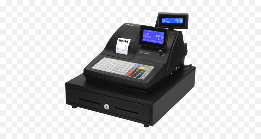 Sam4s Nr - 510b Electronic Cash Register Electronic Business Cash Register For Small Business Png,Cash Register Png