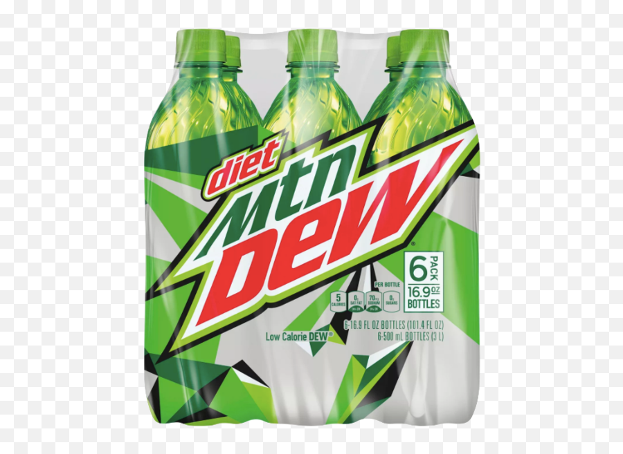 Diet Mountain Dew 169 Fl Oz Bottles 6 Pack - Diet Mt Dew Logo Png,Diet Mountain Dew Logo