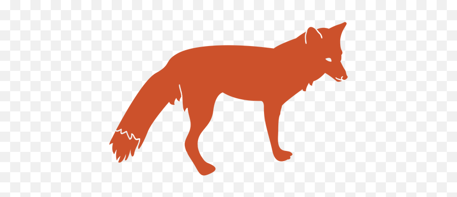 Fox Silhouette Side View - Transparent Png U0026 Svg Vector File Red Fox,Fox Transparent