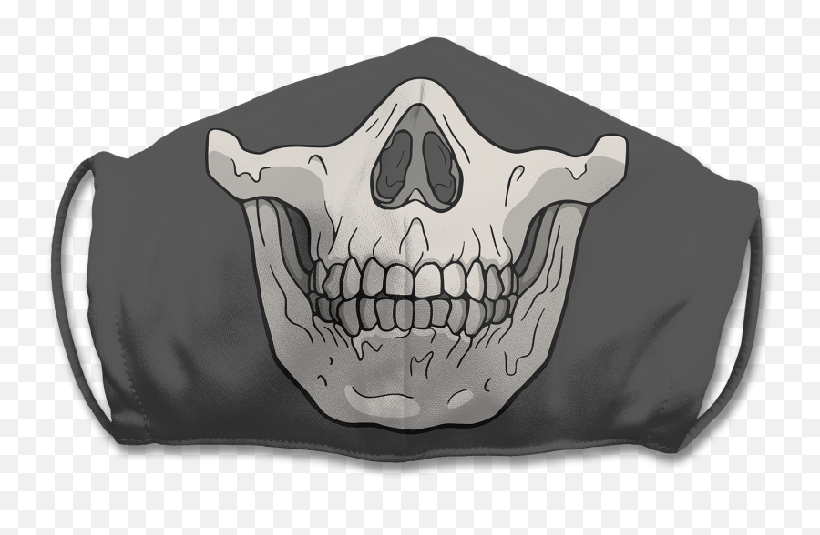 Adjustable Skull Face Mask - Canine Tooth Png,Skull Mask Png