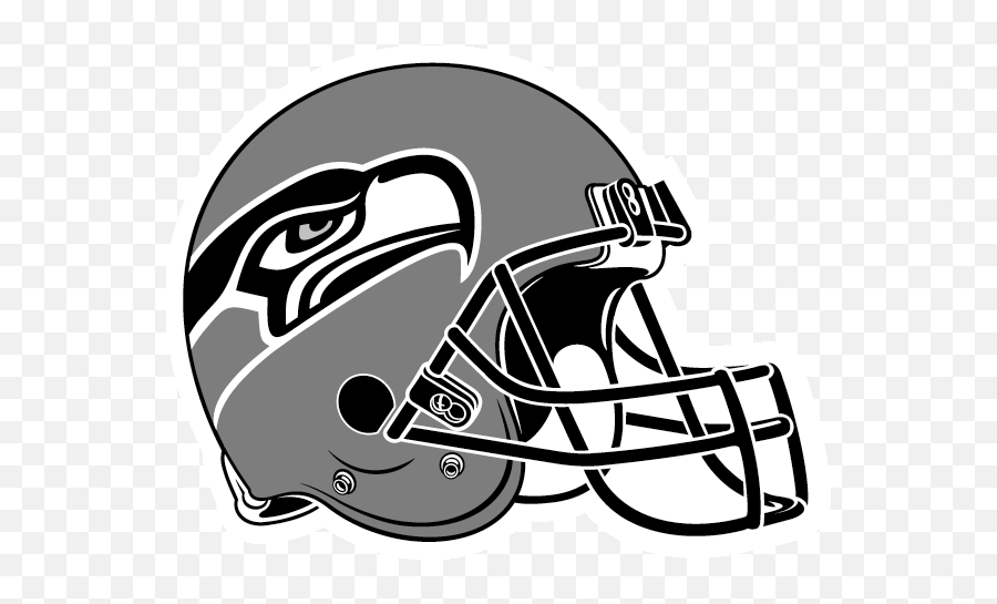 Jacksonville Jaguars Helmet Logo Png Seahawks Black And White