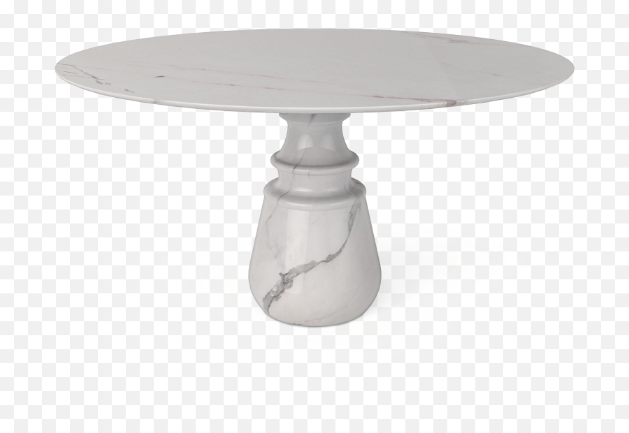 Pietra Round Dining Table - Solid Png,White Table Png